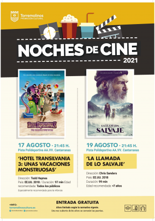 NOCHES DE CINE - HOTEL TRANSILVANIA 3