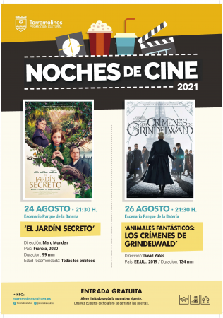 NOCHES DE CINE - ANIMALES FANTÁSTICOS: LOS CRÍMENES DE GRINDELWALD