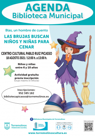 LAS BRUJAS BUSCAN NIÑOS Y NIÑAS PARA CENAR BLAS, UN HOMBRE DE CUENTO