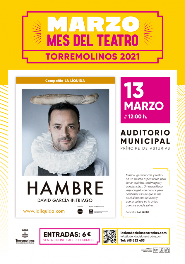 Hambre - Marzo el mes del teatro