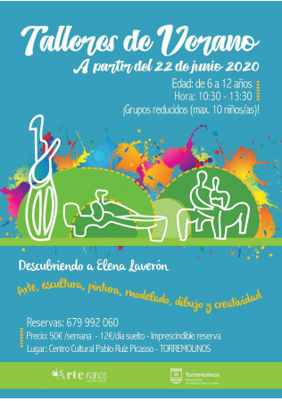 TALLERES DE ARTE INFANTIL EN EL CENTRO CULTURAL PABLO RUIZ PICASSO