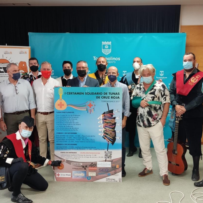 Una decena de tunas llenarán de música Torremolinos en el primer certamen solidario de Cruz Roja