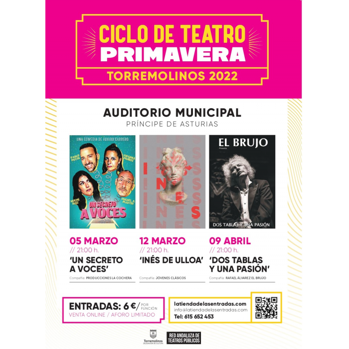 Rafael Álvarez “El Brujo” pondrá el broche al nuevo Ciclo de Teatro de Primavera de Torremolinos