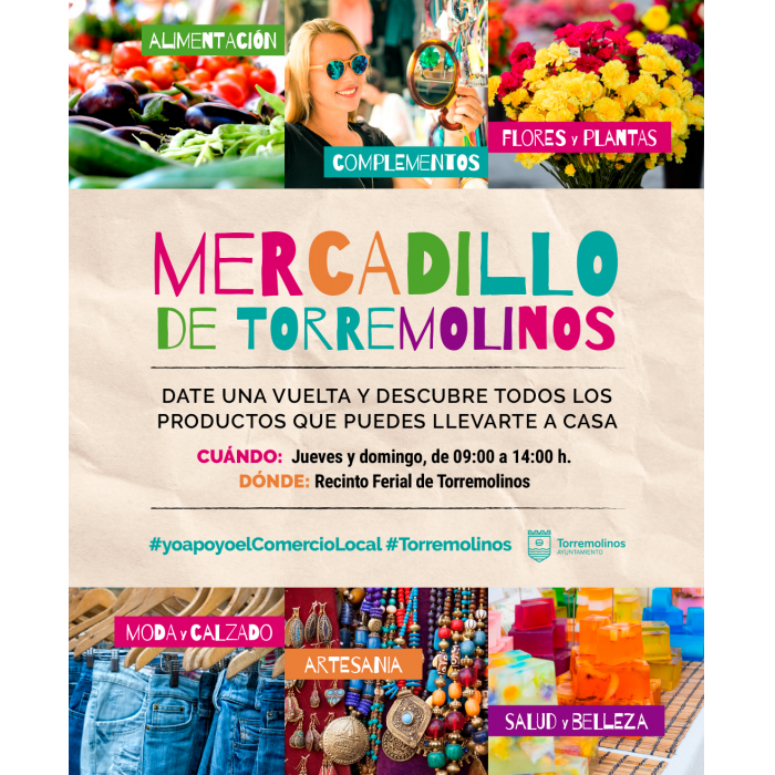 En Torremolinos, los jueves y los domingos son ¡de mercadillo!