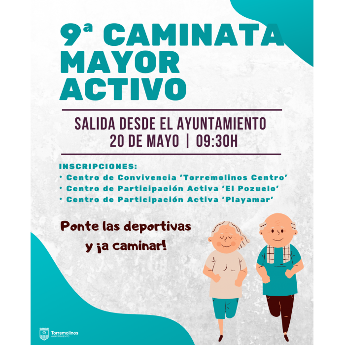 El programa 'Mayor Activo' celebra ya su novena caminata saludable