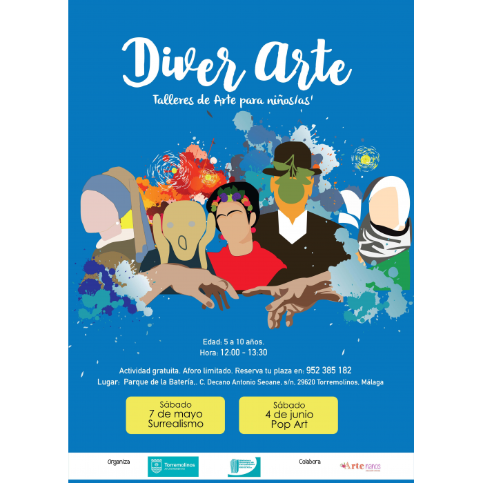 Los pequeños de la casa podrán acercarse al arte a través del taller infantil sobre historia del arte, 'DiverArte'