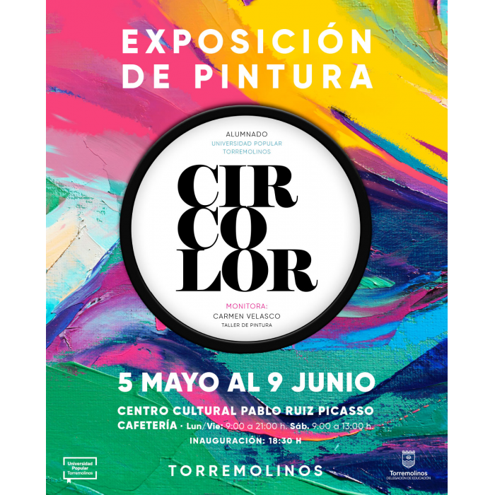 El color será el protagonista en la cafetería del Centro Cultural del 5 de mayo al 9 de junio