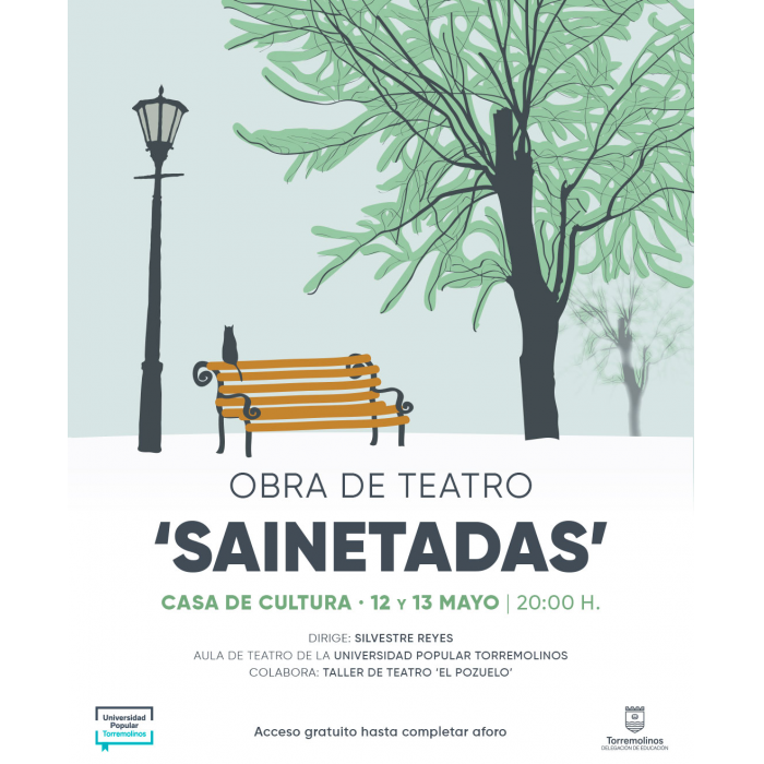 Los próximos días 12 y 13 de mayo no te pierdas 'Sainetadas'