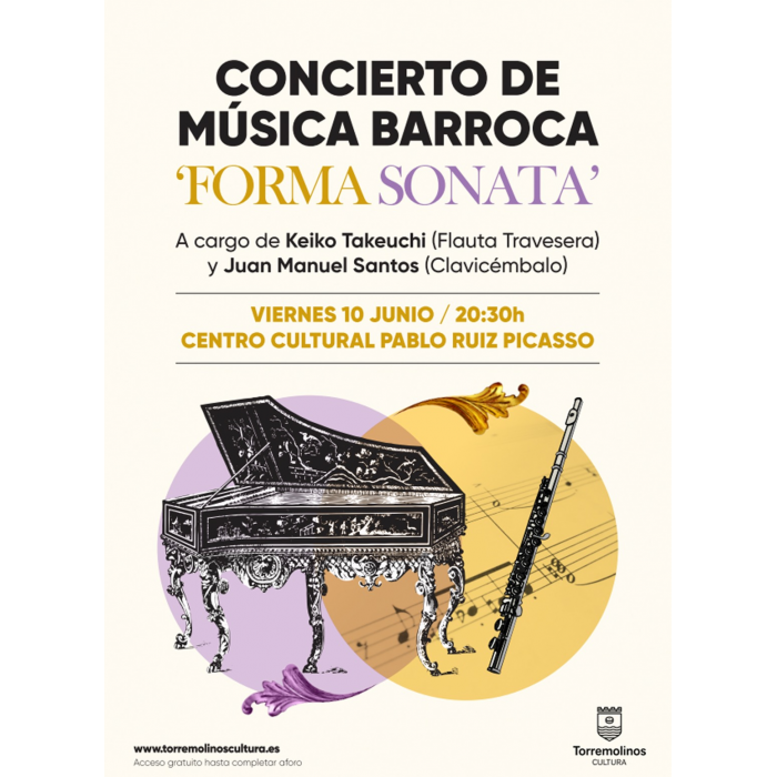 Las sonatas de los compositores más importantes del barroco sonarán en Torremolinos el viernes 10 de junio