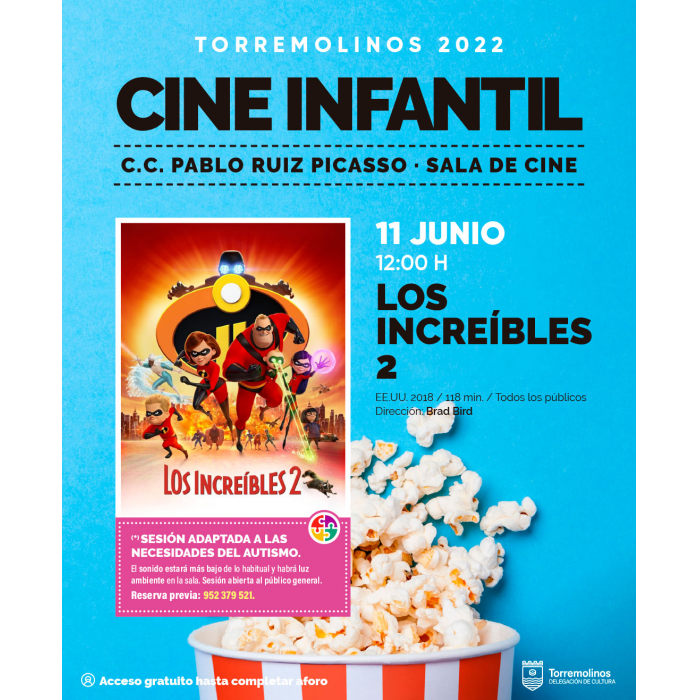 El próximo 11 de junio llega al ciclo de Cine Infantil la película 'Los Increíbles II'