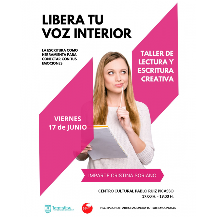 El taller de Lectura y Escritura Creativa ‘Libera tu voz interior’ se clausura este viernes 17 de junio