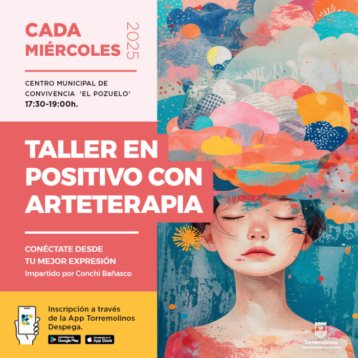 El taller ‘Taller en positivo con Arteterapia’ enseña a expresarse con distintos tipos de arte