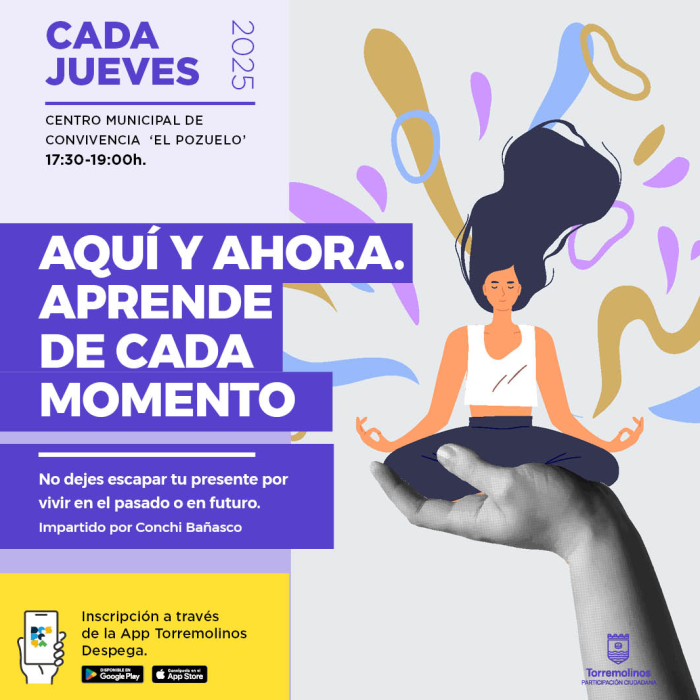 El taller motivacional ‘Aquí y ahora. Aprende de cada momento’ se celebra todos los jueves