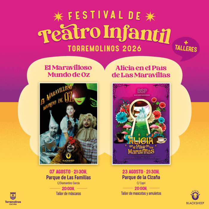 Agosto trae hasta Torremolinos un festival de teatro infantil